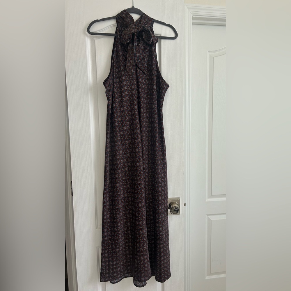 NWT - Banana Republic satin halter style dress